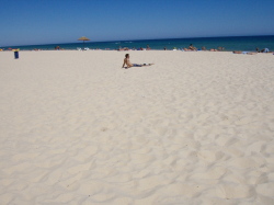 The beach.
