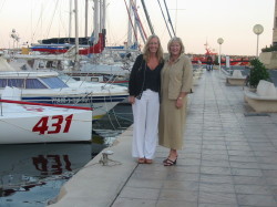 Almerimar marina with lots of bars and r