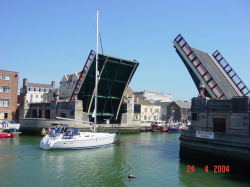 This is the harbour in weymouth