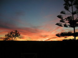 Sunset over the Quinta