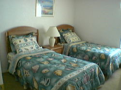 twin bedded room with ensuite