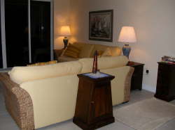 Living room on west terrace
