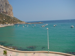 Calpe promenade from balcony