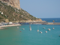 Calpe Harbour from balcony