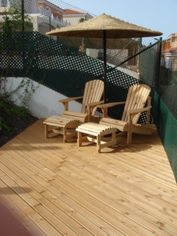 decked sun terrace
