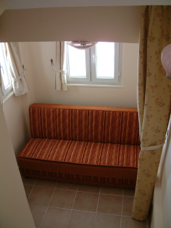 sofa bed sleeping area