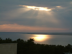 fabulous sunsets from our roof terrace