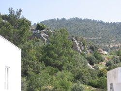 view to the rear of the villa