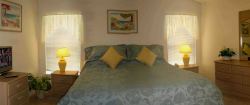 Master Bedroom with TV, DVD & Pool View
