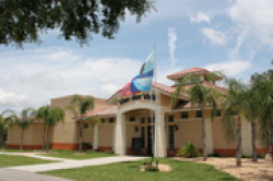 the restaurant and front desk