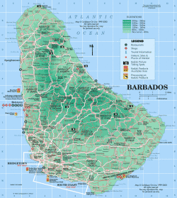 Barbados Map