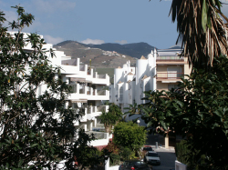 View of hills from terrace