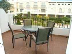 TERRACE OVER LOOKING POOL