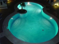 pool at night