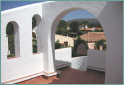 View from second terrace