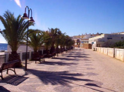 The promenade in Luz