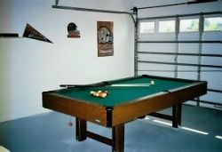 full size pool table, air hockey & darts