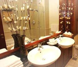 beautiful bathroom finished in marble