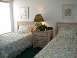 Upstairs twin bedroom