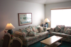2nd living area featuring sofa bed & hi-