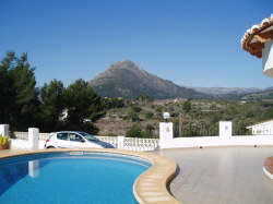 View from pool terrace