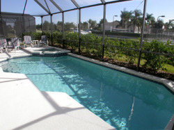 Pool with view of clubhouse