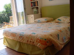 An upstairs bedroom