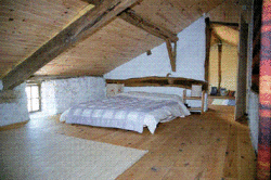 One of the gites bedrooms
