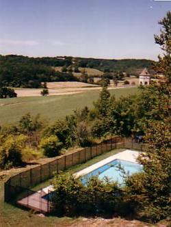 View  of pool and valley