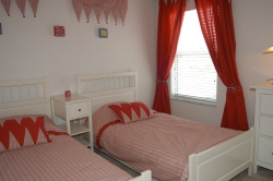 Dream twin bedroom with canopies