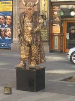 Las Ramblas and its artists