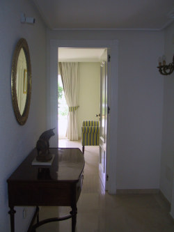 Hall and bedroom entrance