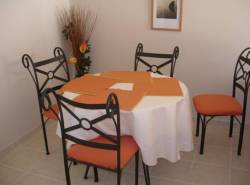 Seperate indoor dinning area