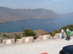 Sea view from the cliffs