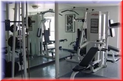 Fitness center on 17th. floor