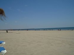 the lovely beach