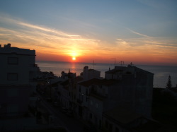 Sunset from terrace