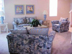 Villa lounge can comforably seat up to 8