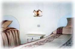 Bedroom in an apartment.