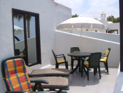 Secluded terrace