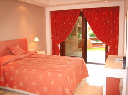 Master bedroom -terrace beyond.