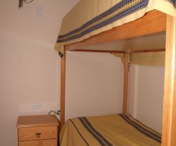2 nd bedroom with large bunk bed 2 m x 0