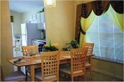 Formal dining table and six chair