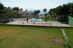Tennis football and swimming all within