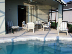 Poolside area