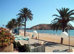 The promenade of Puerto de Mazarron