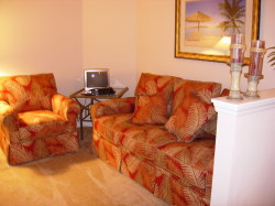 Den + sofa bed and Playstation 2 + games