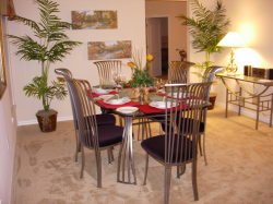 Formal Dining Area with CD Player + CD's