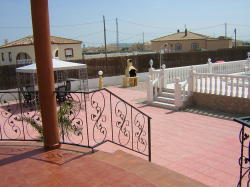 Porch seating area