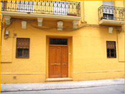 The front door - private entrance